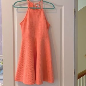 Neon pink summer dress
